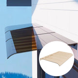 Maxbell Window Awning Door Canopy Window Canopy Exterior for Balcony Exterior Garage 35x50cm