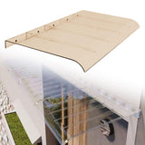 Maxbell Window Awning Door Canopy Window Canopy Exterior for Balcony Exterior Garage 45x40cm