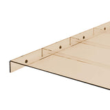 Maxbell Window Awning Door Canopy Window Canopy Exterior for Balcony Exterior Garage 45x40cm