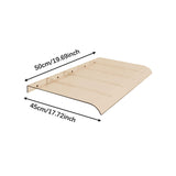 Maxbell Window Awning Door Canopy Window Canopy Exterior for Balcony Exterior Garage 45x50cm