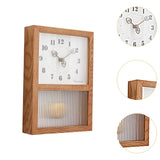 Maxbell Hanging Wall Clock Handcrafted Aesthetic Desk Clock for Bar Living Room Home