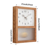 Maxbell Hanging Wall Clock Handcrafted Aesthetic Desk Clock for Bar Living Room Home