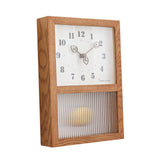 Maxbell Hanging Wall Clock Handcrafted Aesthetic Desk Clock for Bar Living Room Home