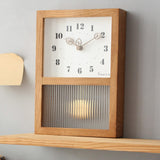 Maxbell Hanging Wall Clock Handcrafted Aesthetic Desk Clock for Bar Living Room Home