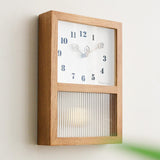 Maxbell Hanging Wall Clock Handcrafted Aesthetic Desk Clock for Bar Living Room Home