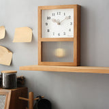 Maxbell Hanging Wall Clock Handcrafted Aesthetic Desk Clock for Bar Living Room Home