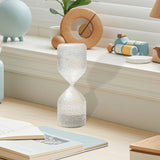 Maxbell Hourglass Transparent Creative Sand Timer for Living Room Decoration 5mins
