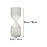Maxbell Hourglass Transparent Creative Sand Timer for Living Room Decoration 15 minutes