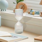 Maxbell Hourglass Transparent Creative Sand Timer for Living Room Decoration 15 minutes