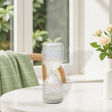 Maxbell Hourglass Transparent Creative Sand Timer for Living Room Decoration 15 minutes