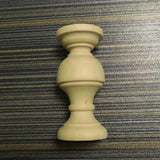 Maxbell 10x Wood Finials Unfinished Rustic DIY Craft for Indoor Use Bed Post Finials