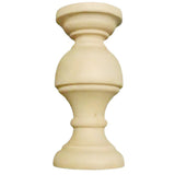 Maxbell 10x Wood Finials Unfinished Rustic DIY Craft for Indoor Use Bed Post Finials