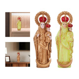 Maxbell Western Character Figurine Home Decor Ornament for Bedside Table Office Desk Gold