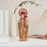 Maxbell Western Character Figurine Home Decor Ornament for Bedside Table Office Desk Gold