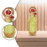 Maxbell Western Character Figurine Home Decor Ornament for Bedside Table Office Desk Luminous