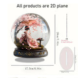 Maxbell 2D Acrylic Plate Home Decor Desktop Display for Indoor Outdoor Cabinet Party