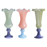 Maxbell Vase Decoration Gift Statue Retro Flower Pot for Indoor Tabletop Living Room Green