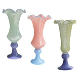 Maxbell Vase Decoration Gift Statue Retro Flower Pot for Indoor Tabletop Living Room Green