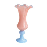 Maxbell Vase Decoration Gift Statue Retro Flower Pot for Indoor Tabletop Living Room Pink