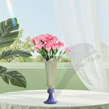 Maxbell Vase Decoration Gift Statue Retro Flower Pot for Indoor Tabletop Living Room Yellow