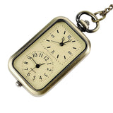 Maxbell Pocket Watch Antique Portable Sturdy Bronze Pendant for Birthday Boys Family
