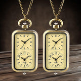 Maxbell Pocket Watch Antique Portable Sturdy Bronze Pendant for Birthday Boys Family