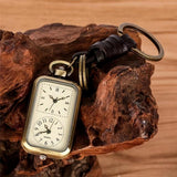 Maxbell Pocket Watch Antique Portable Sturdy Bronze Pendant for Birthday Boys Family