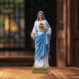 Maxbell Holy Mary Figurine Crafts Desktop Sculpture for Mantelpiece Study Room Shelf