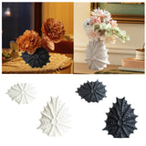 Maxbell Ceramic Vase Nordic Boho Aesthetic Home Decor for Mantel Mantle Dining Table S white