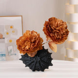 Maxbell Ceramic Vase Nordic Boho Aesthetic Home Decor for Mantel Mantle Dining Table S black