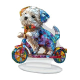Maxbell Dog Desktop Ornament 2D Flat Modern Acrylic Table Sign for Hotel Study Room