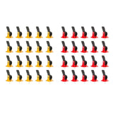 Maxbell 20Pcs Tile Leveling System Floor Wall Construction Tools for Floors Building yellow