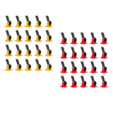 Maxbell 20Pcs Tile Leveling System Floor Wall Construction Tools for Floors Building yellow