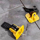 Maxbell 20Pcs Tile Leveling System Floor Wall Construction Tools for Floors Building yellow