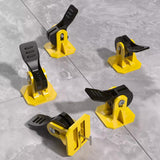 Maxbell 20Pcs Tile Leveling System Floor Wall Construction Tools for Floors Building yellow