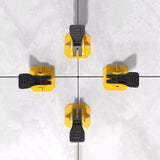 Maxbell 20Pcs Tile Leveling System Floor Wall Construction Tools for Floors Building yellow