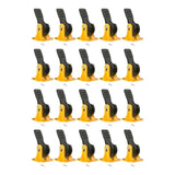 Maxbell 20Pcs Tile Leveling System Floor Wall Construction Tools for Floors Building yellow