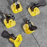 Maxbell 20Pcs Tile Leveling System Floor Wall Construction Tools for Floors Building yellow