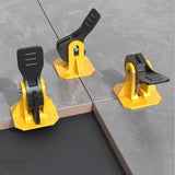 Maxbell 20Pcs Tile Leveling System Floor Wall Construction Tools for Floors Building yellow