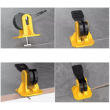 Maxbell 20Pcs Tile Leveling System Floor Wall Construction Tools for Floors Building yellow