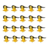 Maxbell 20Pcs Tile Leveling System Floor Wall Construction Tools for Floors Building yellow