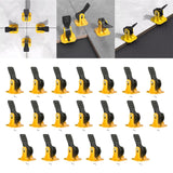 Maxbell 20Pcs Tile Leveling System Floor Wall Construction Tools for Floors Building yellow