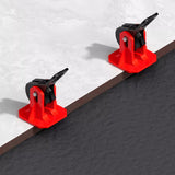 Maxbell 20Pcs Tile Leveling System Floor Wall Construction Tools for Floors Building red