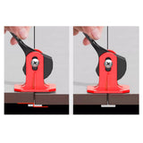 Maxbell 20Pcs Tile Leveling System Floor Wall Construction Tools for Floors Building red