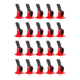 Maxbell 20Pcs Tile Leveling System Floor Wall Construction Tools for Floors Building red