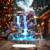 Maxbell 2D Tabletop Water Fountain Decor Acrylic Desktop Plaque for Living Room Desk