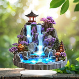 Maxbell 2D Tabletop Water Fountain Decor Acrylic Desktop Plaque for Living Room Desk