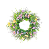 Maxbell Front Door Decor Artificial Flower Wreath for Porch Farmhouse Indoor Outdoor