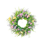 Maxbell Front Door Decor Artificial Flower Wreath for Porch Farmhouse Indoor Outdoor