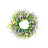 Maxbell Front Door Decor Artificial Flower Wreath for Porch Farmhouse Indoor Outdoor